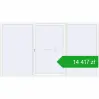 Ustalenie cen Przesuwane drzwi tarasowe 4200x2300 mm PATIO DOOR REHAU SYNEGO RAL 9016 Traffic white dwustronny. Cena: 14 417,30 zł