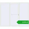 Pricing Sliding patio doors 2600x2190 mm PATIO DOOR REHAU BRILLANT DESIGN RAL 9016 Traffic white two-sided. Price: 2876,46 €