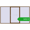 Ustalenie cen Przesuwane drzwi tarasowe 3800x2200 mm PATIO DOOR REHAU SYNEGO WALNUT dwustronny. Cena: 3452,04 €