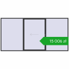Pricing Sliding patio doors 4500x2200 mm PATIO DOOR REHAU BRILLANT DESIGN ANTHRACITE_GREY_GLATT two-sided. Price: 15 006,05 zł