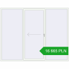 Pricing Sliding patio doors 2800x2200 mm PATIO DOOR REHAU SYNEGO BLACK_BROWN external. Price: 16 664.74 PLN