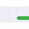 Pricing Sliding patio doors 4000x2200 mm PATIO DOOR REHAU SYNEGO RAL 9016 Traffic white two-sided. Price: 17 672.7 PLN