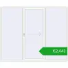 Pricing Sliding patio doors 2700x2200 mm PATIO DOOR REHAU BRILLANT DESIGN RAL 9016 Traffic white two-sided. Price: 2442,96 €