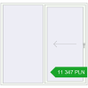 Pricing Sliding patio doors 2100x2000 mm PATIO DOOR REHAU BRILLANT DESIGN RAL 9016 Traffic white two-sided. Price: 11 347.16 PLN