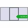 Pricing Przesuwane drzwi tarasowe 4500x2200 mm PATIO DOOR REHAU BRILLANT DESIGN ANTHRACITE_GREY_STRUKTURAL dwustronny. Price: 16 370,24 zł