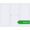 Pricing Sliding patio doors 2500x1980 mm PATIO DOOR REHAU BRILLANT DESIGN RAL 9016 Traffic white two-sided. Price: 8735,58 zł