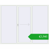 Pricing Sliding patio doors 2750x2230 mm PATIO DOOR REHAU BRILLANT DESIGN RAL 9016 Traffic white two-sided. Price: 1940,72 €