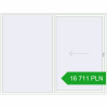 Pricing Sliding patio doors 2970x2290 mm PATIO DOOR REHAU SYNEGO RAL 9016 Traffic white two-sided. Price: 16 711.4 PLN