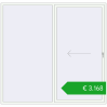 Pricing Sliding patio doors 2500x2400 mm REHAU SYNEGO SLIDE RAL 9016 Traffic white two-sided. Price: 3167,96 €
