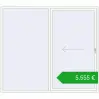 Pricing Sliding patio doors 2500x2200 mm REHAU GENEO HST RAL 9016 Traffic white two-sided. Price: 5554,73 €