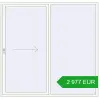 Pricing Sliding patio doors 2220x2150 mm PATIO DOOR REHAU BRILLANT DESIGN RAL 9016 Traffic white two-sided. Price: 2 977.38 EUR