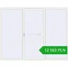 Pricing Sliding patio doors 2800x2200 mm PATIO DOOR REHAU BRILLANT DESIGN RAL 9016 Traffic white two-sided. Price: 12 592.71 PLN