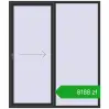 Ustalenie cen Przesuwane drzwi tarasowe 1880x2200 mm PATIO DOOR REHAU BRILLANT DESIGN ANTHRACITE_GREY_GLATT dwustronny. Cena: 8188,39 zł