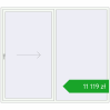Pricing Sliding patio doors 2500x2200 mm PATIO DOOR REHAU BRILLANT DESIGN RAL 9016 Traffic white two-sided. Price: 11 118,95 zł