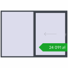 Ustalenie cen Przesuwane drzwi tarasowe 3000x2100 mm REHAU GENEO HST ANTHRACITE_GREY_STRUKTURAL dwustronny. Cena: 24 091,27 zł