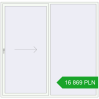 Pricing Sliding patio doors 2400x2350 mm PATIO DOOR REHAU SYNEGO BLACK_ULTI-MATT external. Price: 16 869.46 PLN
