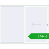 Ustalenie cen Przesuwane drzwi tarasowe 2800x2200 mm PATIO DOOR REHAU SYNEGO RAL 9016 Traffic white dwustronny. Cena: 3144,12 €