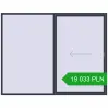 Pricing Sliding patio doors 2970x2290 mm PATIO DOOR REHAU SYNEGO ANTHRACITE_GREY_STRUKTURAL two-sided. Price: 19 032.55 PLN
