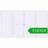 Pricing Sliding patio doors 3800x2200 mm PATIO DOOR REHAU BRILLANT DESIGN BLACK_BROWN external. Price: 6 235.22 EUR