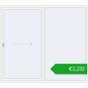 Pricing Sliding patio doors 2570x2260 mm PATIO DOOR REHAU BRILLANT DESIGN RAL 9016 Traffic white two-sided. Price: 2232,36 €