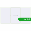 Pricing Sliding patio doors 4200x2300 mm PATIO DOOR REHAU SYNEGO RAL 9016 Traffic white two-sided. Price: 14 417,30 zł