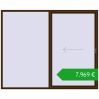 Ustalenie cen Przesuwane drzwi tarasowe 2700x2200 mm REHAU GENEO HST DARK_OAK dwustronny. Cena: 7968,84 €