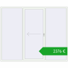 Ustalenie cen Przesuwane drzwi tarasowe 2700x2200 mm PATIO DOOR REHAU SYNEGO RAL 9016 Traffic white dwustronny. Cena: 2375,92 €