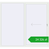 Pricing Sliding patio doors 2600x2400 mm REHAU GENEO HST RAL 9016 Traffic white two-sided. Price: 24 326,17 zł