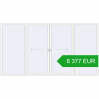 Pricing Sliding patio doors 4100x2200 mm PATIO DOOR REHAU BRILLANT DESIGN RAL 9016 Traffic white two-sided. Price: 6 376.66 EUR