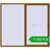 Pricing Sliding patio doors 2600x2300 mm PATIO DOOR REHAU SYNEGO GOLDEN OAK two-sided. Price: 17 931.85 PLN