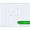 Ustalenie cen Przesuwane drzwi tarasowe 2700x2200 mm PATIO DOOR REHAU BRILLANT DESIGN RAL 9016 Traffic white dwustronny. Cena: 2442,96 €