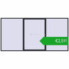 Pricing Sliding patio doors 4500x2200 mm PATIO DOOR REHAU BRILLANT DESIGN BLACK_COOL_110L-2 two-sided. Price: 2510,51 €