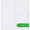 Pricing Sliding patio doors 2000x2100 mm REHAU SYNEGO SLIDE RAL 9016 Traffic white two-sided. Price: 11 224.62 PLN