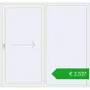 Ustalenie cen Przesuwane drzwi tarasowe 2100x2000 mm PATIO DOOR REHAU BRILLANT DESIGN RAL 9016 Traffic white dwustronny. Cena: 2527,11 €
