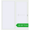 Pricing Sliding patio doors 2000x2200 mm REHAU GENEO HST ANTHRACITE_GREY_STRUKTURAL external. Price: 20 507.2 PLN