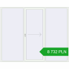 Pricing Sliding patio doors 2750x2230 mm PATIO DOOR REHAU BRILLANT DESIGN RAL 9016 Traffic white two-sided. Price: 8 732 PLN
