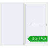 Pricing Sliding patio doors 2600x2400 mm REHAU GENEO HST RAL 9016 Traffic white two-sided. Price: 19 340.84 PLN