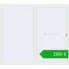 Ustalenie cen Przesuwane drzwi tarasowe 2500x2200 mm PATIO DOOR REHAU BRILLANT DESIGN RAL 9016 Traffic white dwustronny. Cena: 2379,79 €
