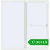 Pricing Sliding patio doors 2200x2300 mm REHAU SYNEGO SLIDE RAL 9016 Traffic white two-sided. Price: 17 067.69 PLN