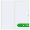 Pricing Sliding patio doors 2140x2200 mm PATIO DOOR REHAU BRILLANT DESIGN RAL 9016 Traffic white two-sided. Price: 2627,96 €