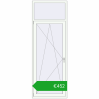 Pricing Balcony doors 900x2500 mm BALCONY DOOR REHAU SYNEGO RAL 9016 Traffic white two-sided. Price: 452,45 €
