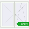 Pricing Balcony doors 1555x1500 mm BALCONY DOOR REHAU SYNEGO RAL 9016 Traffic white two-sided. Price: 936.98 EUR