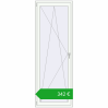Pricing Balcony doors 835x2345 mm BALCONY DOOR REHAU SYNEGO RAL 9016 Traffic white two-sided. Price: 342,28 €