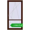 Pricing Balcony doors 1100x2100 mm BALCONY DOOR REHAU SYNEGO BLACK_CHERRY two-sided. Price: 3 966.46 PLN