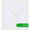 Ustalenie cen Drzwi balkonowe 2000x2200 mm BALCONY DOOR REHAU EURO 70 RAL 9016 Traffic white dwustronny. Cena: 675,64 €