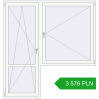 Ustalenie cen Drzwi balkonowe 2000x2100 mm BALCONY DOOR REHAU SYNEGO RAL 9016 Traffic white dwustronny. Cena: 3 575.69 PLN