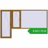 Pricing Balcony doors 3500x2100 mm BALCONY DOOR REHAU SYNEGO LIGHT_OAK two-sided. Price: 6 630.51 PLN