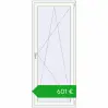 Pricing Drzwi balkonowe 900x2150 mm BALCONY DOOR REHAU EURO 70 RAL 9016 Traffic white dwustronny. Price: 601,28 €
