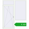 Ustalenie cen Drzwi balkonowe 2000x2400 mm BALCONY DOOR REHAU EURO 70 RAL 9016 Traffic white dwustronny. Cena: 570,33 €