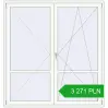 Pricing Balcony doors 1880x2000 mm BALCONY DOOR REHAU EURO 70 RAL 9016 Traffic white two-sided. Price: 3 271.24 PLN